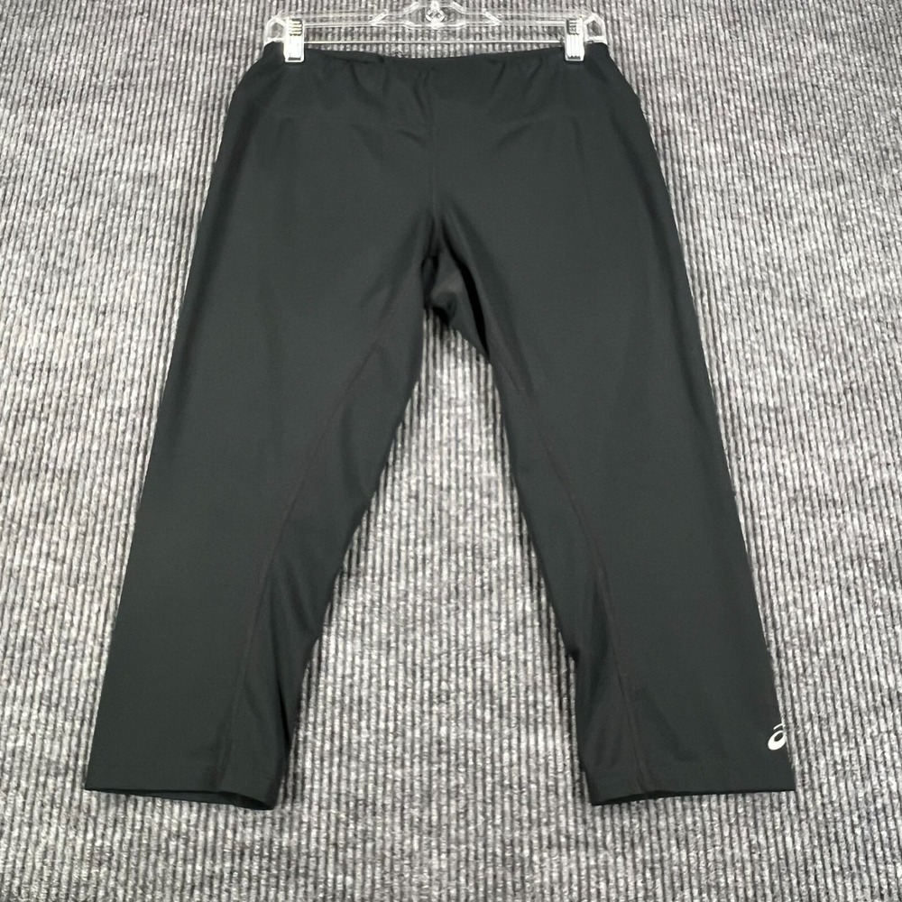 Asics Leggings Womens Size Large Black Activewear Gym‎ Run Lift Lightweight